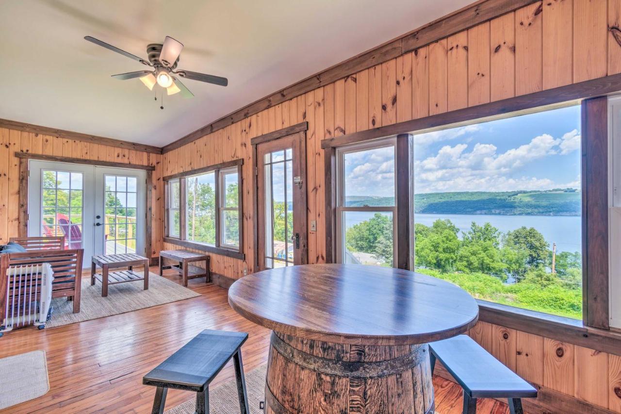 Watkins Glen Lakeview Cottage With Waterfall! Exterior photo