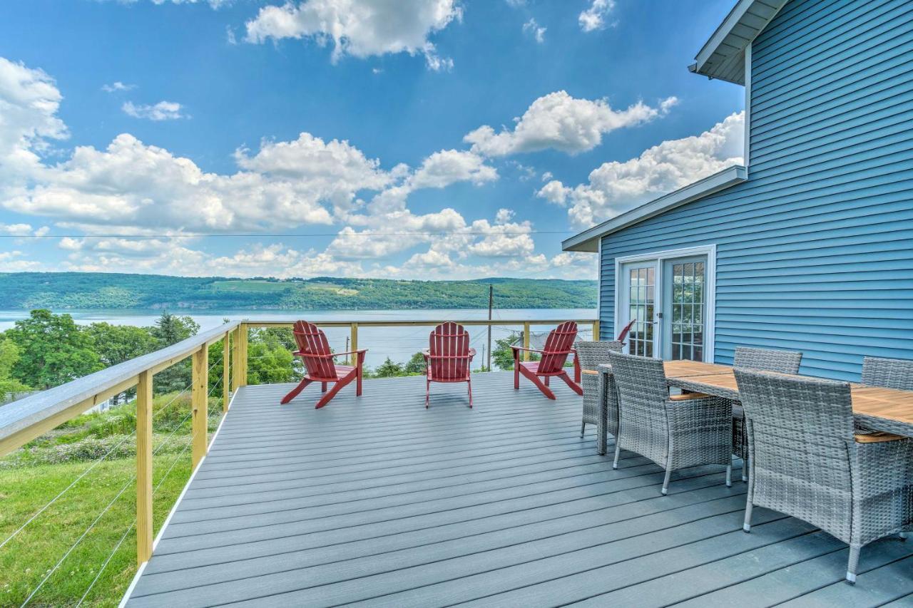 Watkins Glen Lakeview Cottage With Waterfall! Exterior photo
